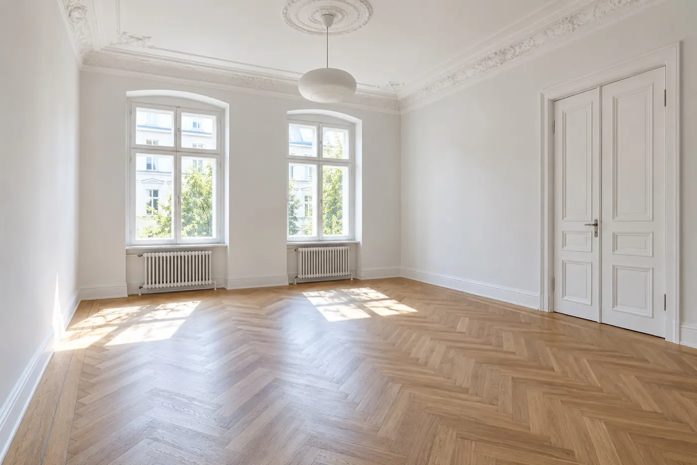 Raum nach der Sanierung